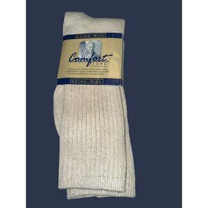 Vintage 90s Comfort Zone By George Forman Extra Wide Crew Socks